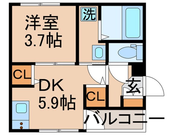 イルソーレ金町の物件間取画像